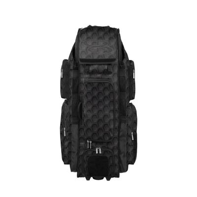 Boombah Superpack XL Rolling Bat Bag - 35.5" x 13.5" x 10" - 3DHC Black - Wheeled Version