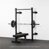 Titan Fitness X-3 Series 80-inch Wall Mounted Folding Power Rack, Space Savings Rack, Folds up to 5-inches from The Wall view 3