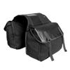 YRHH Bicycle Bag Double Bag Carrier Bag, 40L Waterproof Large Panniers, Rear Seat Trunk Bag with Strap, Tear-Resistant Pannier Bag for Commuter Carrier Pannier Back Seat-Schwarz view 1