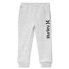 Hurley Boy's Fleece Jogger Pants (Little Kids) Birch Heather 4 Little Kid view 1