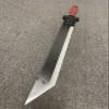 KinStore 28.5" Fantasy Broad Sword Ninja Machete Blade Full Tang Fixed Blade Hunting Tactical Survival Knife with Sheath view 2
