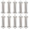 TOBWOLF 10PCS Tent Spring Buckle, Windproof Stainless Steel Rope Tensioner Awning Fixed Hook Buckle, Portable Camping Tent Fixed Buckle, Spring Buckle Set for Outdoor Camping, Dog Training, Swing view 1