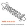 TOBWOLF 10PCS Tent Spring Buckle, Windproof Stainless Steel Rope Tensioner Awning Fixed Hook Buckle, Portable Camping Tent Fixed Buckle, Spring Buckle Set for Outdoor Camping, Dog Training, Swing view 3