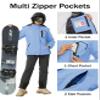 MAGCOMSEN Women's Winter Jacket with Hood Ladies Snow Jacket Waterproof Insulated Ski Jackets Fleece Lined Jackets Womens Windbreaker S view 4