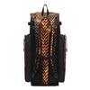 Boombah Superpack Bat Bag - Backpack Version (no wheels) - Holds 4 Bats - Scales Black/Orange/White view 3