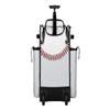 Boombah Rolling Superpack Baseball/Softball Gear Bag - 23-1/2" x 13-1/2" x 9-1/2" - Baseball 2 White/Red/Black - Telescopic Handle - Holds 4 Bats - Wheeled Version view 3
