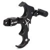 LWANO X1 Compound Bow Thumb Bow Release, 3&4 Finger Grip Adjustable Archery Release Aids (Black) view 1