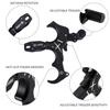 LWANO X1 Compound Bow Thumb Bow Release, 3&4 Finger Grip Adjustable Archery Release Aids (Black) view 2