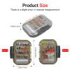 Lilureena 64Pcs Fly Fishing Flies Kit with Tackle Box, Dry/Wet Flies Handmade Fly Fishing Lures Flies, Streamer, Nymph, Emerger with Waterproof Fly Box for Trout Bass Salmon view 2