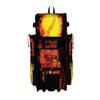Boombah Rolling Superpack 2.0 Baseball/Softball Gear Bag - 23-1/2" x 13-1/2" x 9-1/2" - Flame Thrower Black/Orange - Telescopic Handle - Holds 4 Bats - Wheeled Version view 1