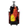 Boombah Rolling Superpack 2.0 Baseball/Softball Gear Bag - 23-1/2" x 13-1/2" x 9-1/2" - Flame Thrower Black/Orange - Telescopic Handle - Holds 4 Bats - Wheeled Version view 2
