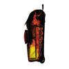 Boombah Rolling Superpack 2.0 Baseball/Softball Gear Bag - 23-1/2" x 13-1/2" x 9-1/2" - Flame Thrower Black/Orange - Telescopic Handle - Holds 4 Bats - Wheeled Version view 3