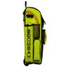 Boombah Rolling Superpack 2.0 Baseball/Softball Gear Bag - 23-1/2" x 13-1/2" x 9-1/2" - Softball 2.0 Optic Yellow/Red/Black - Telescopic Handle - Holds 4 Bats - Wheeled Version view 2