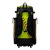 Boombah Superpack Hybrid Rolling Bat Bag - Homerun Softball Bat Pack Optic Yellow/Black/Red - Wheeled & Backpack Version view 3