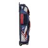 Boombah Superpack XL Rolling Bat Bag - 35.5" x 13.5" x 10" - USA Baseball Royal Blue/Red/White - Wheeled Version view 2