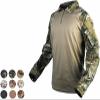 Emerson Gen3 Combat Shirt Camo Mens Tops Hunting Tactical BDU Shirt (Multicam Black, Large) view 1
