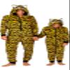 Prestigez Holiday Women, Girl or Toddler Mommy and Me Matching Onesie Pajama Costume, Cheetah, Cat, and Ladybug, Yellow - Cheetah, Size 8 view 3