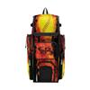 Boombah Superpack Bat Bag - Backpack Version (no wheels) - Holds 4 Bats - Flame Thrower Black/Orange view 1