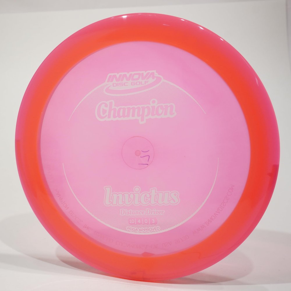 Innova Champion Invictus Disc Golf Distance Driver, Pick Color/Weight [Stamp & Exact Color May Vary] Pink 170-172 Grams