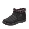 oiangi Platform Snow Boots for Women Waterproof Fashion Quilted Keep Warm Round Toe Slip-on Flats Booties Winter Soft Comfortable Outdoor Casual Shoes view 1