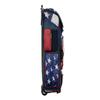 Boombah Superpack XL Rolling Bat Bag - 35.5" x 13.5" x 10" - USA Stars & Stripes Navy/Red/White - Wheeled Version view 2