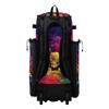 Boombah Superpack Hybrid Rolling Bat Bag - Burst Bat Pack Multicolor - Wheeled & Backpack Version view 2