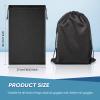 Konohan 3 Pcs Ski Goggle Bags Microfiber Drawstring Protection Bags for Snow Ski Goggle Pouch Soft Pouch Case(Black) view 3
