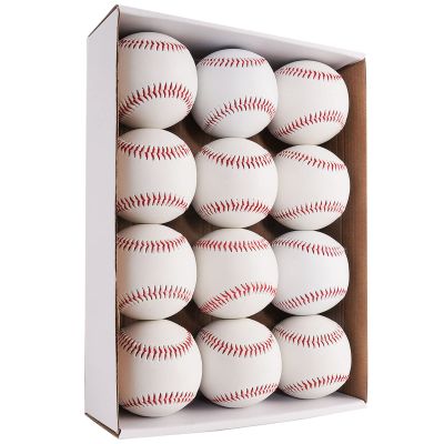 Oeab 12 Pack 9 inch Sports Practice Autograph Baseballs for Adult/Youth Training Baseballs Bulk for Pitching, Throwing, Signature, Collection