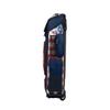 Boombah Superpack XL Rolling Bat Bag - 35.5" x 13.5" x 10" - USA Old Glory Navy/Red/White - Wheeled Version view 4