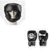 Ultra 10x 18 Oz Black Boxing Gloves with Headgear - Durable Training Fighting view 1