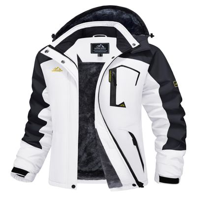 MAGCOMSEN Snow Jackets for Women Winter Jackets with Hood Snowboarding Jackets Women's Ski Jackets Waterproof Insulated Skiing Jackets