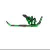 Crescent Moon Womens Backcountry Snowshoes - Leadville 29 (Green): Women's Backcountry Snowshoe with Award Winning Single Loop Pull Binding, Stainless Steel Crampons and Heel Lifts view 3