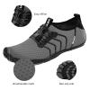 Racqua Mens Womens Water Sport Shoes Beach Surf Swim Pool Hiking Walking Shoes Quick Dry Barefoot Aqua Shoes Deep Grey 11 W/10 M view 3