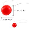 Red Clown Nose with White String, Costume Nose for Kids & Adults, 1 Pack view 3