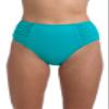 La Blanca Women's Island Goddess High Waist Pant Bikini Swimsuit Bottom, Turquoise, 6 view 1