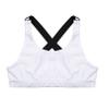 YONGHS Kids Girls' Sports Bra Criss Cross Back Crop Tops Cutout Vest for Dance/Yoga/Workout/Running White D 6 Years view 3