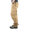 Depslee Casual Cargo Pants for Mens?6-Pocket Relaxed Fit Straight Leg Tactical Pants Hiking Work Outdoor Athletic Pants (Khaki,34) view 1