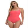 La Blanca Women's Rouched Body Lingerie Mio One Piece Swimsuit, Coral Sun, 16 view 1
