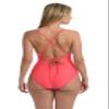 La Blanca Women's Rouched Body Lingerie Mio One Piece Swimsuit, Coral Sun, 16 view 2