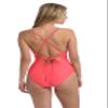 La Blanca Women's Rouched Body Lingerie Mio One Piece Swimsuit, Coral Sun, 16 view 4