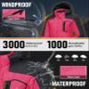 MAGCOMSEN Womens Winter Coats with Hood Ladies Snow Jackets Waterproof Insulated Winter Jackets for Women Mountain Jackets Windproof view 3