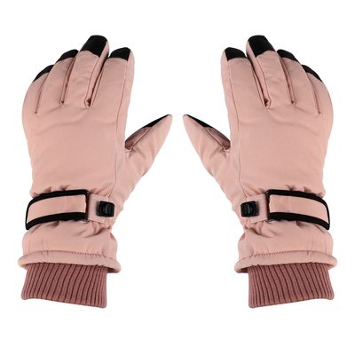 IPENNY Waterproof Windproof Women's Ski Gloves Winter Warm Touchscreen Snow Gloves Anti-Slip Adjustable Skiing Mittens Cold Weather Handwear Mitt for Outdoor Sports Snowboarding