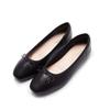 AFEETSING Women's Round Toe Ballet Flats Comfortable Bow Dressy Flats Shoes for Women (A-black2, Numeric_6_Point_5) view 1