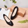 AFEETSING Women's Round Toe Ballet Flats Comfortable Bow Dressy Flats Shoes for Women (A-black2, Numeric_6_Point_5) view 2
