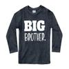 Big Brother Shirt for Toddler Promoted to Best Big Brother Announcement Baby Boys (US, Age, 10 Years, 12 Years, Charcoal Black - Long Sleeve) view 1