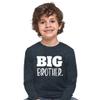 Big Brother Shirt for Toddler Promoted to Best Big Brother Announcement Baby Boys (US, Age, 10 Years, 12 Years, Charcoal Black - Long Sleeve) view 3