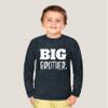 Big Brother Shirt for Toddler Promoted to Best Big Brother Announcement Baby Boys (US, Age, 10 Years, 12 Years, Charcoal Black - Long Sleeve) view 4
