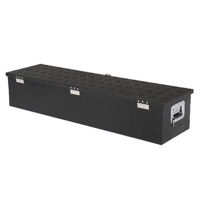 Volowoo Aluminum Pattern Toolbox, Hard Case,Aluminum Storage Box Framed Locking Storage Box Case Lock Box Hard Storage Case (Black,A, 50'')