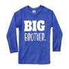 Big Brother Shirt for Toddler Promoted to Best Big Brother Announcement Baby Boys (US, Age, 6 Years, Charcoal Blue - Long Sleeve) view 1