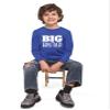 Big Brother Shirt for Toddler Promoted to Best Big Brother Announcement Baby Boys (US, Age, 6 Years, Charcoal Blue - Long Sleeve) view 2